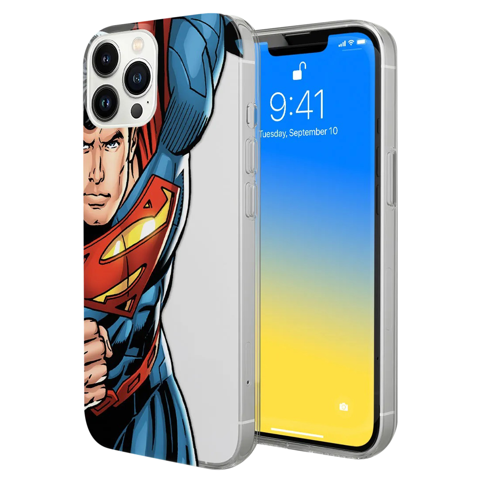 Buy Macmerise Speed It Like Superman Silicone Back Cover for Apple